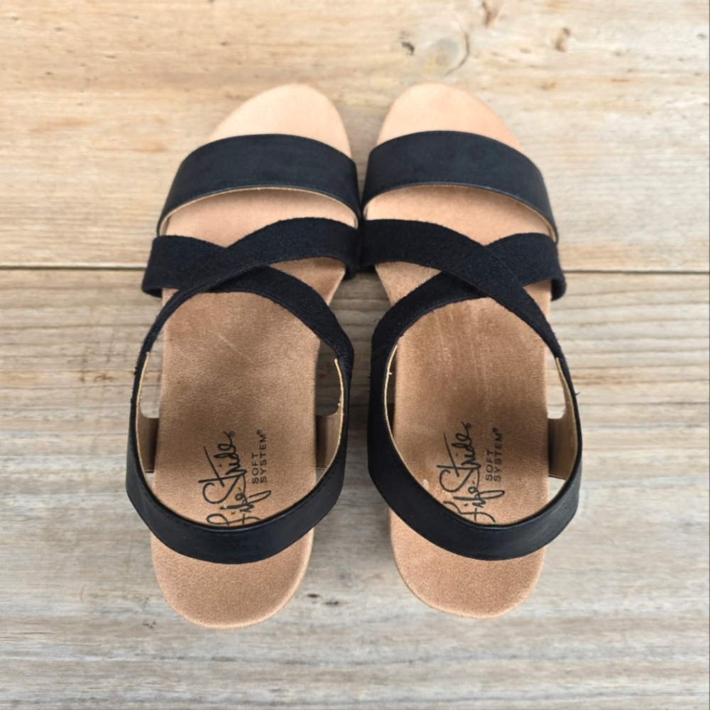 Life Stride NEW Mexico Modern Coastal Minimalist Cork Wedge Comfort Sandal 7M - Picture 11 of 16